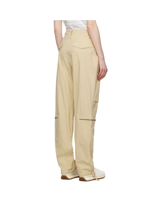 Rag & Bone Natural Kai Trousers