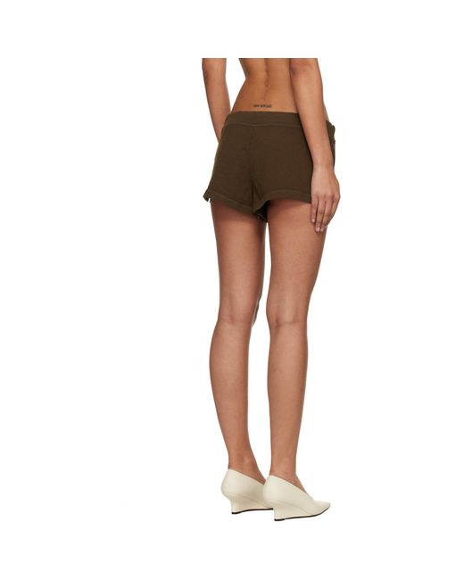 Entire studios Black Lightweight Micro Shorts