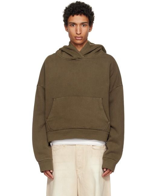 Entire studios Brown Heavy Hoodie for men