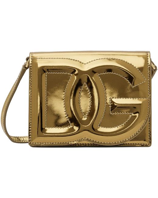 Dolce & Gabbana Metallic Small Dg Logo Bag