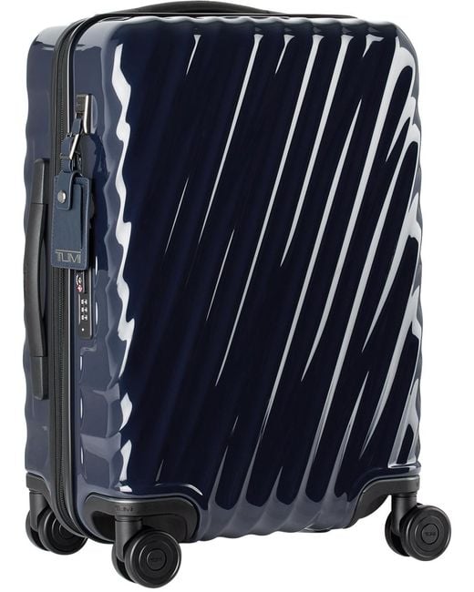 メンズ Tumi 19 Degreeコレクション ネイビー インターナショナル エクスパンダブル キャリーオン スーツケース Blue