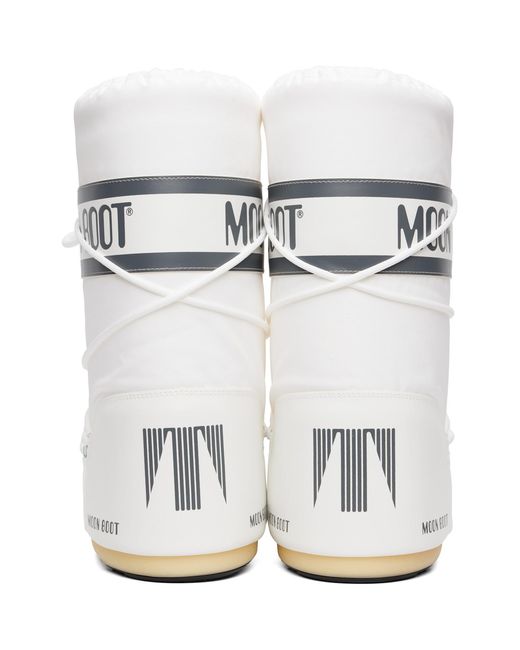 Moon Boot White Icon Nylon Boots for men