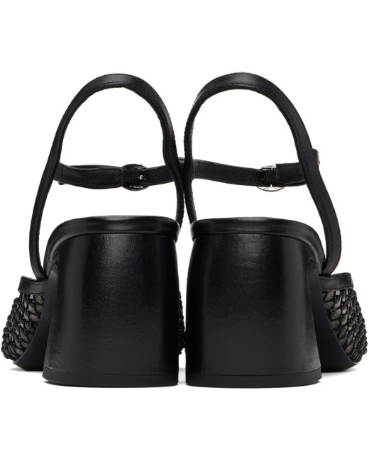 3.1 Phillip Lim Black Id Mesh Mary Jane Heels