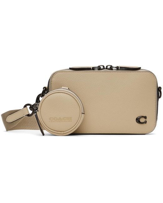 COACH Black Charter Slim Crossbody Bag for men