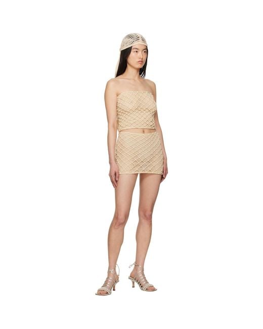 Isa Boulder Natural Macramist Tube Top