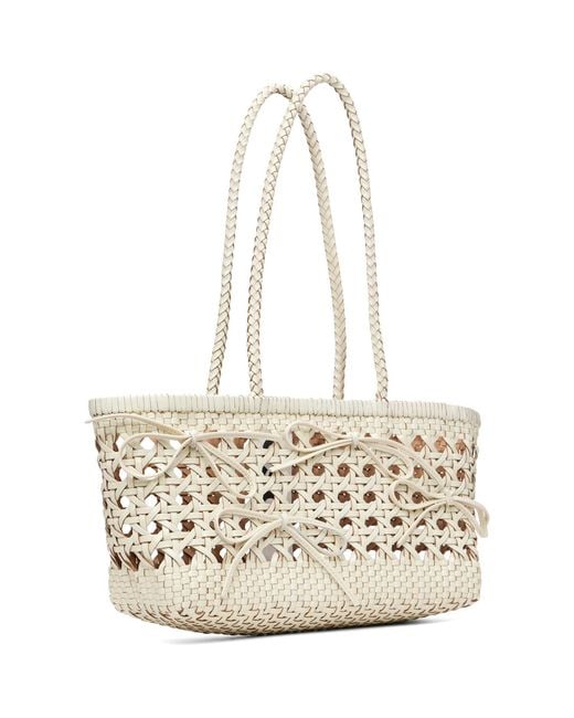 OSOI Metallic Off- Biscuit Shoulder Bag