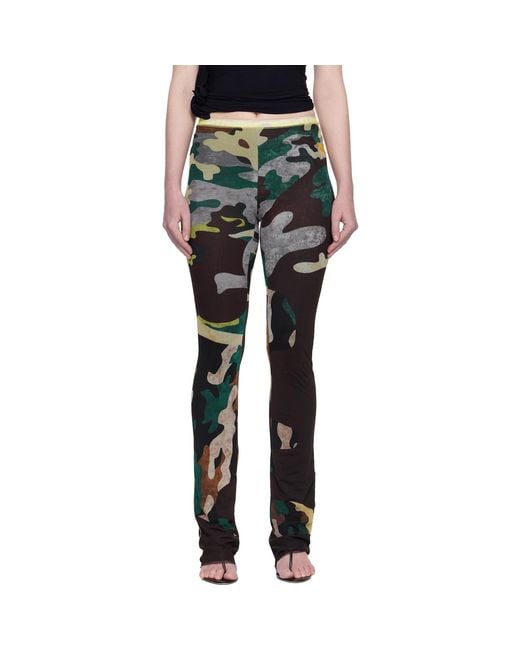 OTTOLINGER Black Camo Mesh Lounge Pants