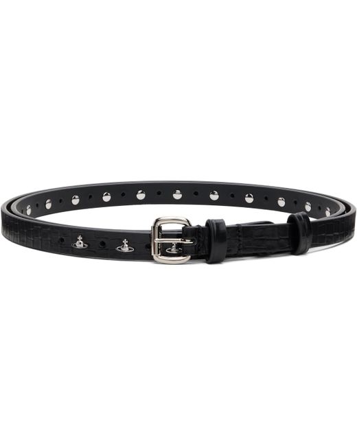 Ceinture Étroite Alex Noire À Logos Vivienne Westwood pour homme en coloris Black