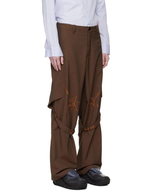 Kiko Kostadinov Brown Nesebur Trousers for men