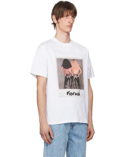 Fiorucci White Polaroid T-shirt for men