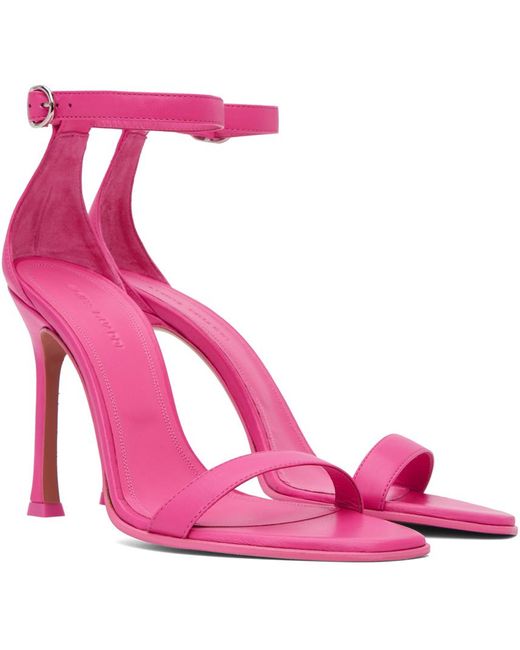 AMINA MUADDI Pink Kim 90 Heeled Sandals
