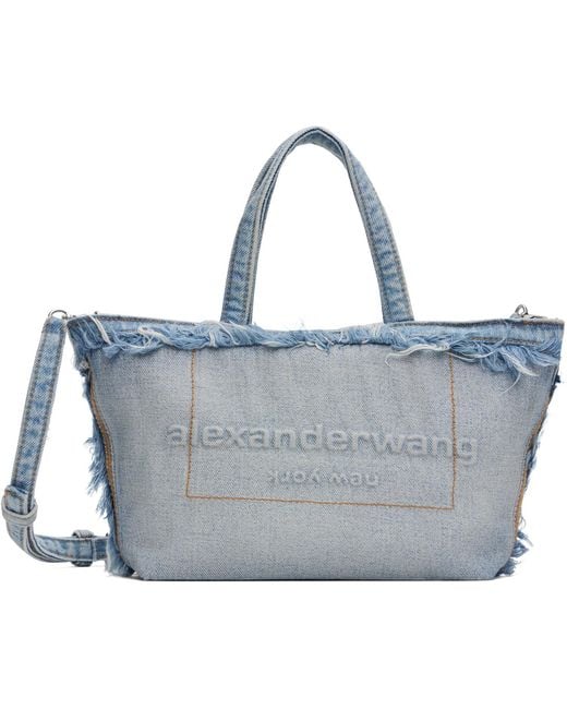 Alexander Wang Blue Punch Small Fray Tote