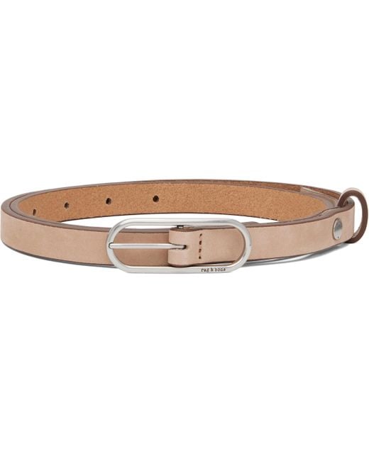 Rag & Bone Black Baby Rounded Rebound Belt
