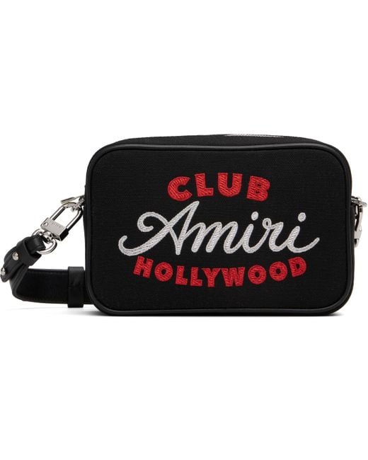 Amiri Black 'Club Camera Bag