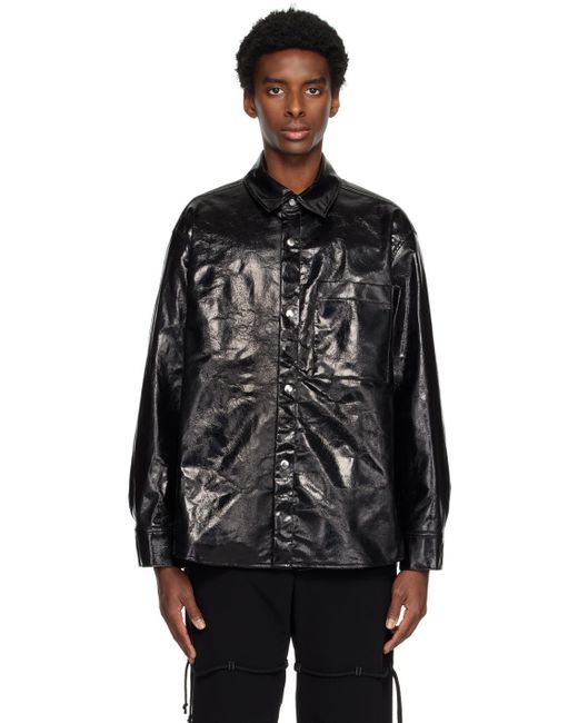 Song For The Mute Black Coated Jacket for men