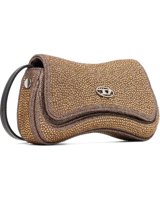 DIESEL Brown Play-Small Crossbody Bag