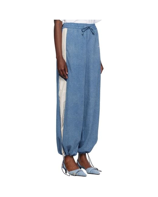 Amiri Blue Paneled Track Pants