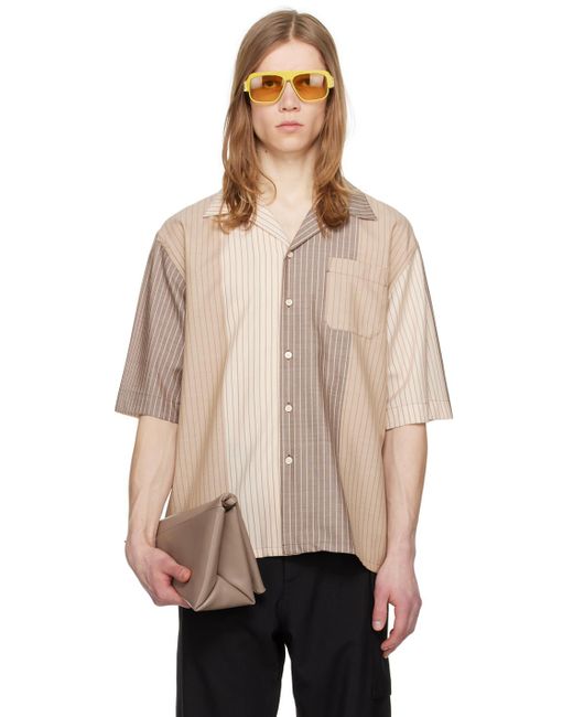 Marni Natural Striped Shirt for men
