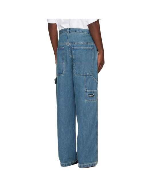 Vetements Blue Hip-Hop Jeans for men