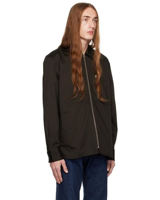 Norse Projects Black Brown Ulrik Jacket for men