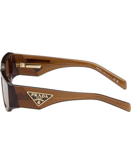 Prada Black Rectangle Sunglasses
