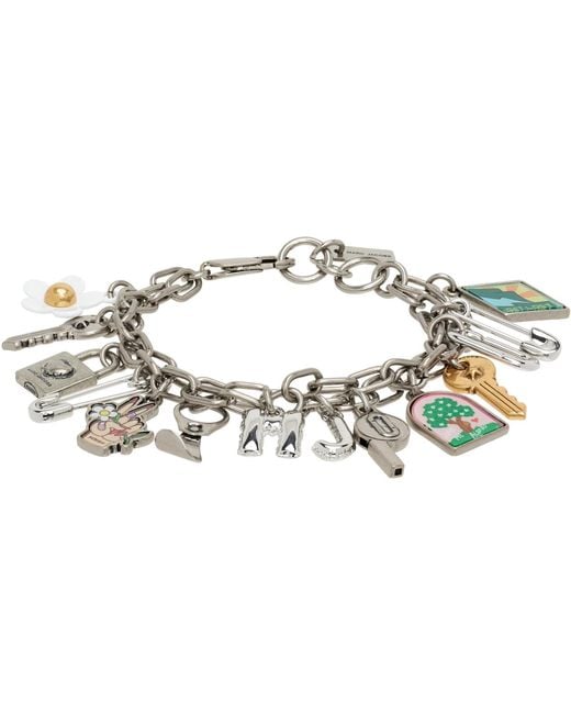 Marc Jacobs Metallic 'The Pop Americana' Charm Bracelet