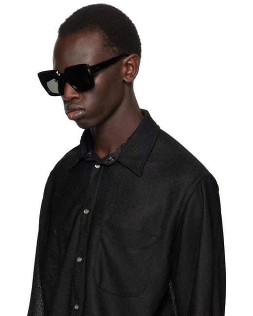 Retrosuperfuture Black Piscina Sunglasses for men