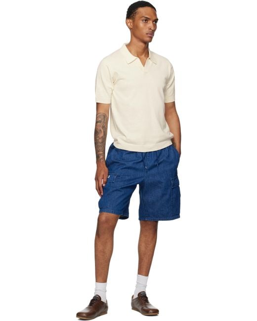 WTAPS Mils2301 Denim Shorts in Blue for Men | Lyst