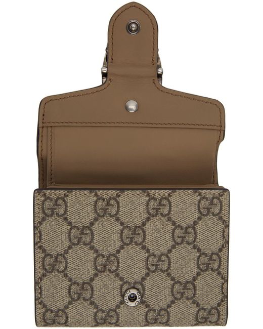 Gucci Canvas Dionysus Card Case Wallet 