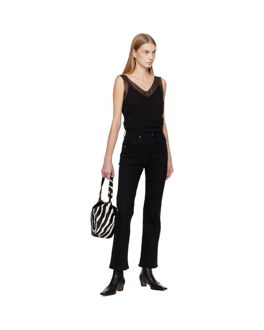 Khaite Black Vivian Jeans