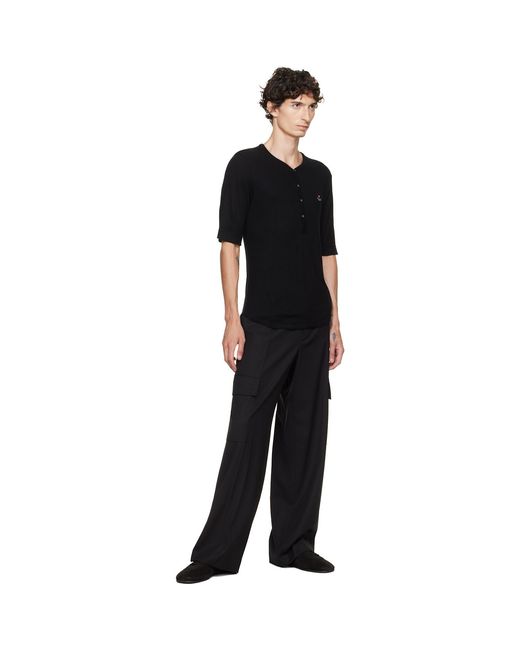 Vivienne Westwood Black Sailor Henley for men
