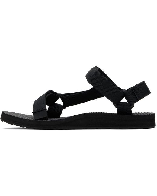 Sandales original universal noires Teva en coloris Black