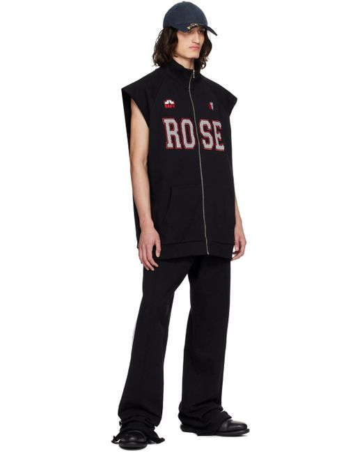 Veste surdimensionnée noire Martine Rose pour homme en coloris Black