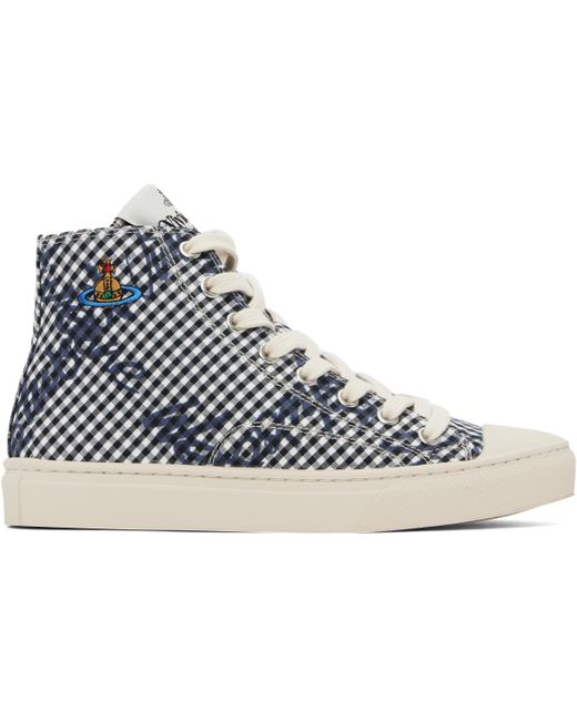 Vivienne Westwood ネイビー Plimsoll ハイカットスニーカー Black