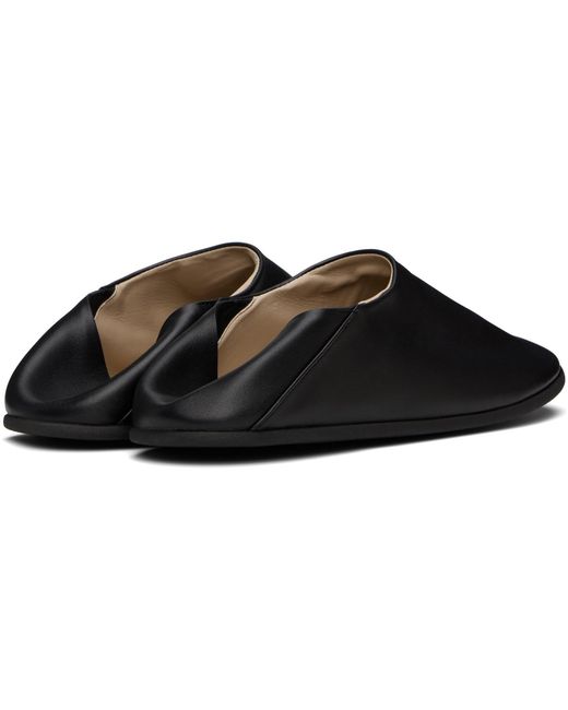 Christen Black Big Bootie Mule Loafers