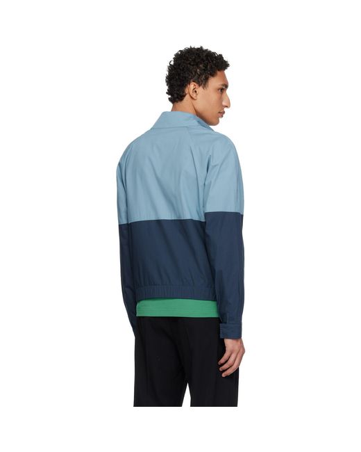 Craig Green Blue Fred Perry Edition Raglan Shirt Jacket for men