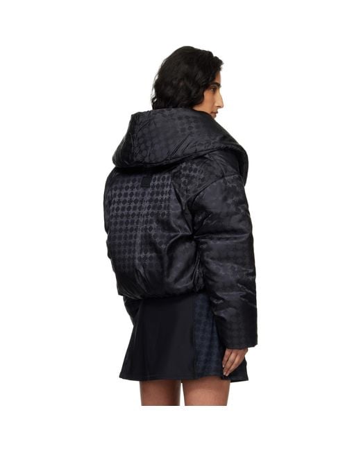 Amiri Black Ma Quad Shawl Down Jacket