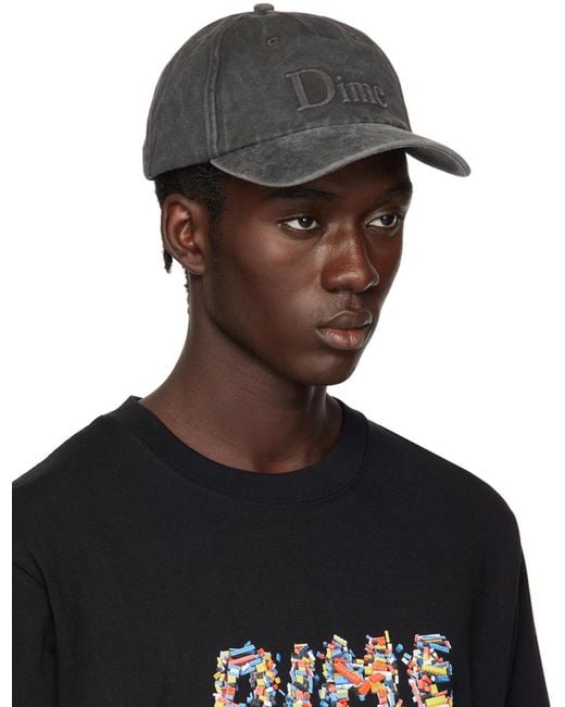 Dime Black Classic Uniform Cap for men