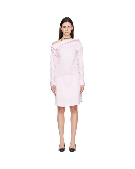 HODAKOVA Black Long Sleeve Square Shirt Midi Dress