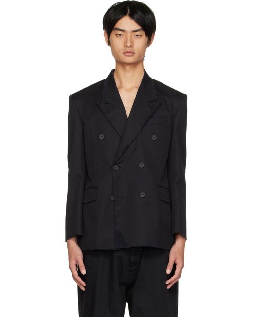 Balenciaga Black Shrunk Blazer for Men | Lyst UK