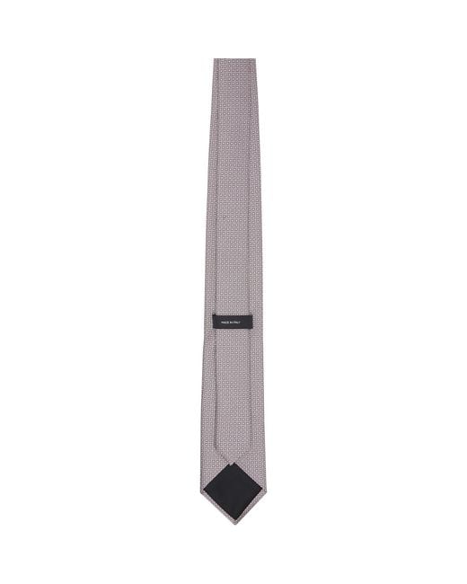 Boss Black Jacquard-Pattern Tie for men