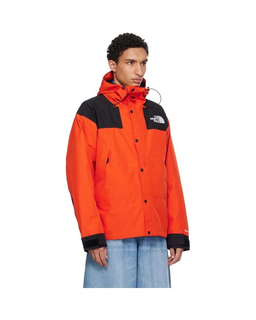 The North Face Orange Gore-Tex Mountain Jacket for men