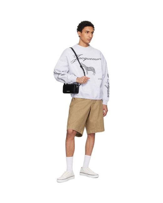 Jacquemus Black La Croisière 'The Baneto' Bag for men
