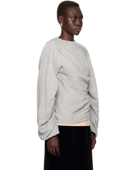 DRIES VAN NOTEN グレー スウェット