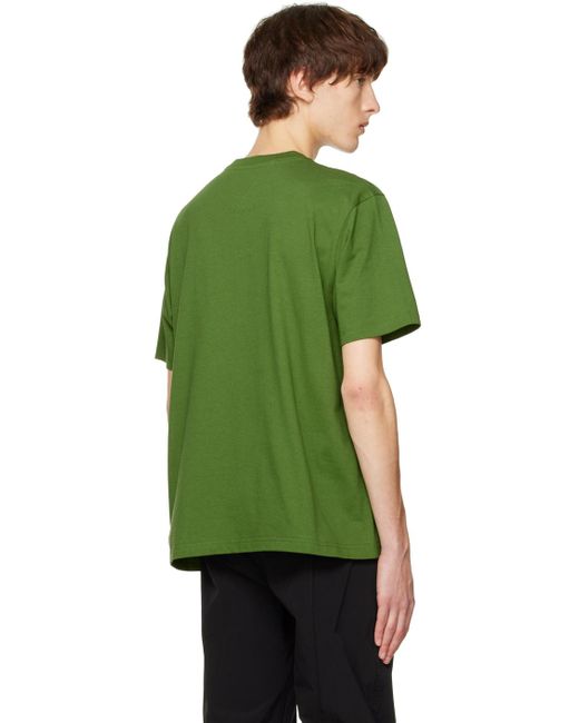 Bottega Veneta Green Crewneck T-shirt for men
