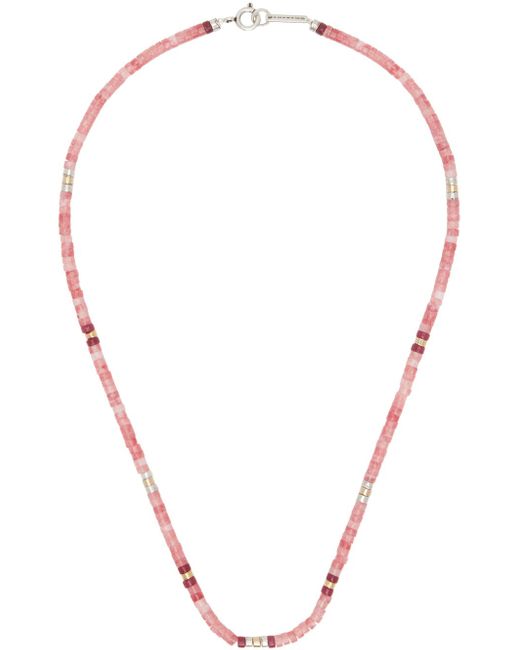 Isabel Marant Multicolor Pink Perfectly Man Necklace for men