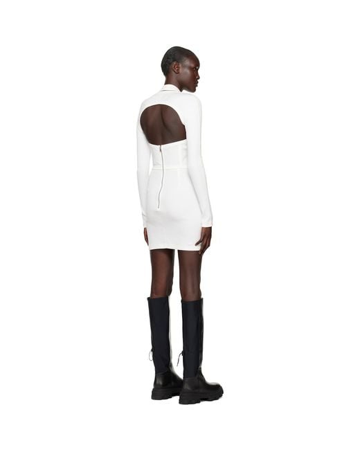 Dion Lee Black White Modular Corset Minidress