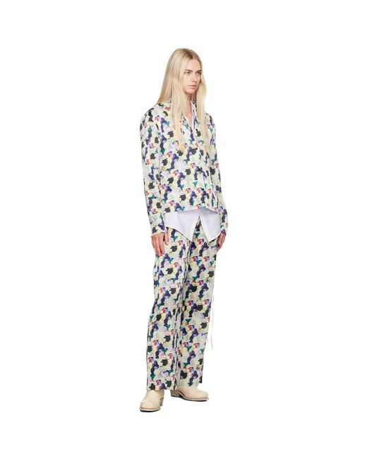Henrik Vibskov Black Remember Plisse Trousers