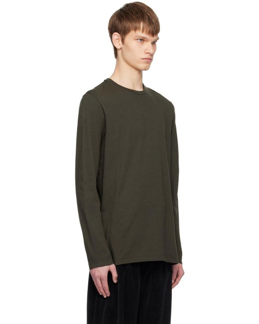 T-shirt à manches longues leon gris The Row pour homme en coloris Black