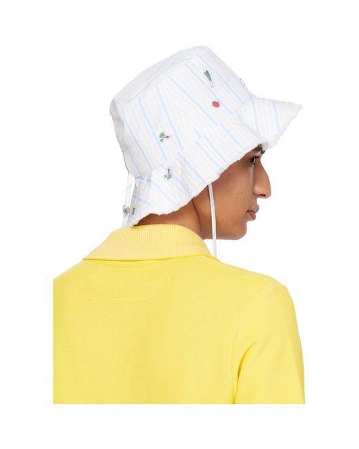 Jacquemus Yellow 'The Artichaut' Bucket Hat for men